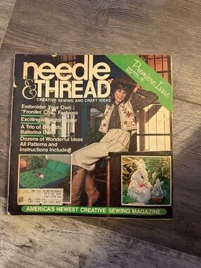 🌻 3/$12 Needle & Thread Patterns Magazine From 1981